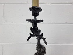 Antique French Bronzed Metal Lamp With Cherub's | Antique & Vintage | Moonee Ponds Antiques | Australia Wide Delivery