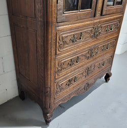 Rare French 18th Century Louis XVth Style Oak Linen Press -Display -Cupboard | Antique & Vintage | Moonee Ponds Antiques | Australia Wide Delivery