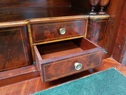 French Flame Mahogany Secretaire a Abattant | Antique & Vintage | Moonee Ponds Antiques | Australia Wide Delivery