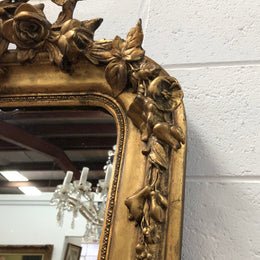 A Rare Early 19th Century French Easy To Place Mirror