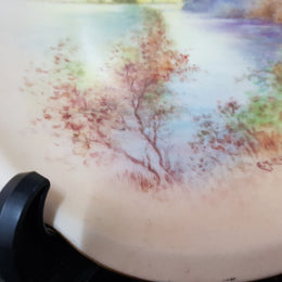 Beautiful Hand-Painted & Signed China Bowl