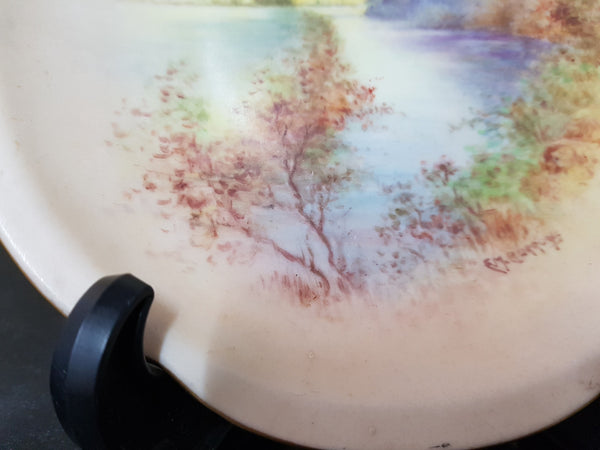 Beautiful Hand-Painted & Signed China Bowl