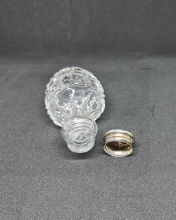Edwardian Silver Top Glass Vanity-Powder Jar | Antique & Vintage | Moonee Ponds Antiques | Australia Wide Delivery