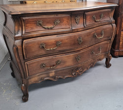 Impressive French Louis XV Style Cherrywood 4 Drawer Commode | Antique & Vintage | Moonee Ponds Antiques | Australia Wide Delivery