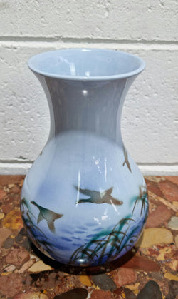 Falcon Ware Hand Painted Vase "Misty Morning " | Antique & Vintage | Moonee Ponds Antiques | Australia Wide Delivery
