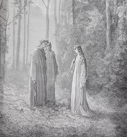 Dantes The Vision of Purgatory & Paradise together with The Vision of Hell 2 Volumes | Antique & Vintage | Moonee Ponds Antiques | Australia Wide Delivery