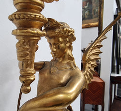 Lovely 19th Century Ormolu Table Lamp | Antique & Vintage | Moonee Ponds Antiques | Australia Wide Delivery