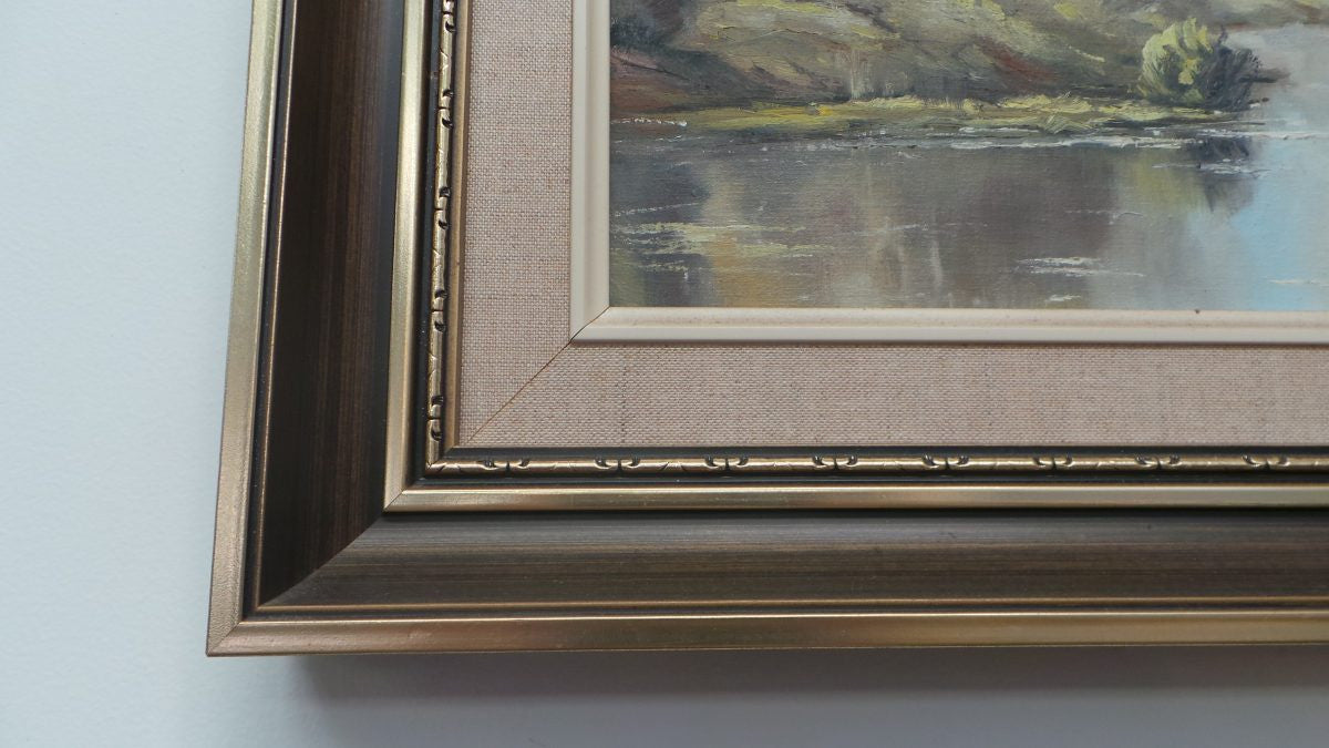 Framed Oil On Board By Artist Lorraine Davies | Antique & Vintage | Moonee Ponds Antiques | Australia Wide Delivery