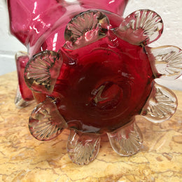 Victorian Ruby Glass Vase