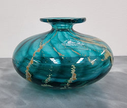 Stunning Signed Phoenician Glass Vase Made In Malta | Antique & Vintage | Moonee Ponds Antiques | Australia Wide Delivery