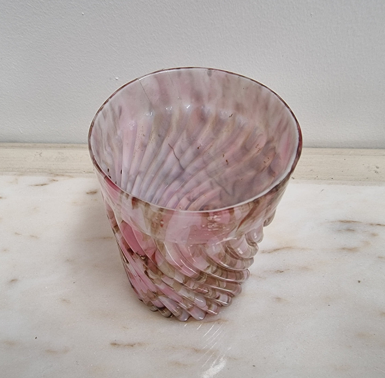 Antique End of Day Glass Cup