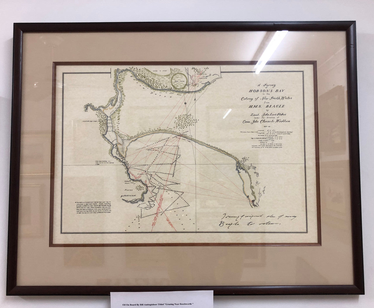 Modern Hand drawn Cartographers Map | Antique & Vintage | Moonee Ponds Antiques | Australia Wide Delivery