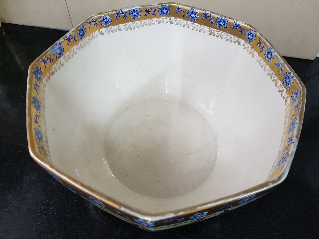 Beautiful Hand-Painted English Lustre Type Bowl | Antique & Vintage | Moonee Ponds Antiques | Australia Wide Delivery