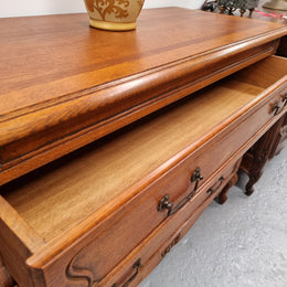 Vintage French Louis XV Style Three Drawer Chest