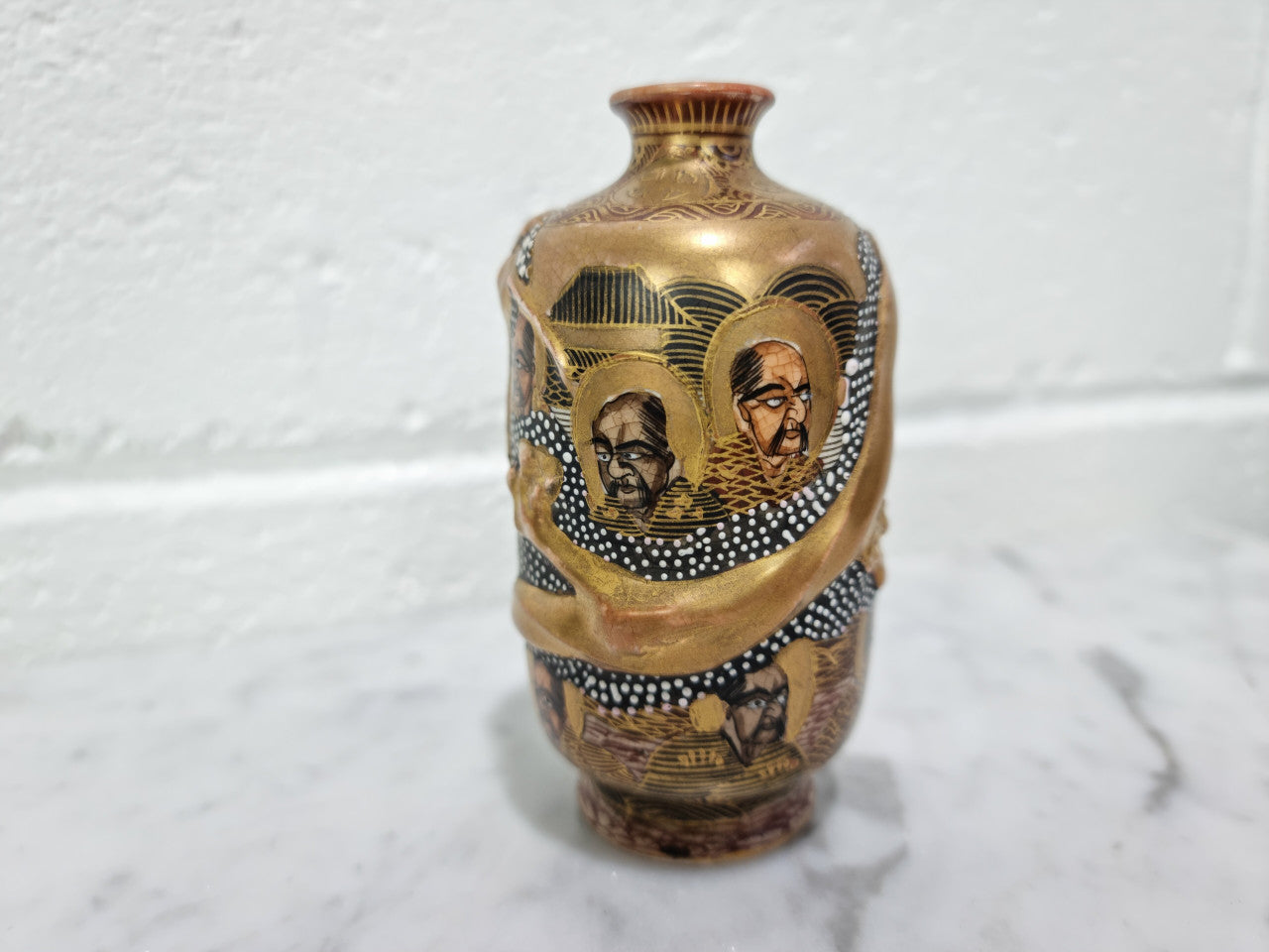 Antique Japanese Mini Satsuma Vase | Antique & Vintage | Moonee Ponds Antiques | Australia Wide Delivery