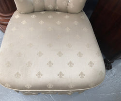 Lovely Upholstered Boudoir Chair | Antique & Vintage | Moonee Ponds Antiques | Australia Wide Delivery