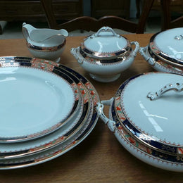 English Late Victorian Burleigh Ware Set