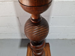 Pair of Unique French Oak Pedestals | Antique & Vintage | Moonee Ponds Antiques | Australia Wide Delivery