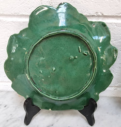 Set of 6 Victorian Majolica Grape Vine Plates | Antique & Vintage | Moonee Ponds Antiques | Australia Wide Delivery