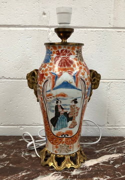 Japanese Imari Style Lamp Base | Antique & Vintage | Moonee Ponds Antiques | Australia Wide Delivery