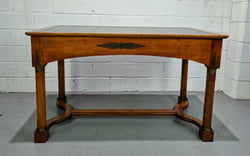Empire Style Walnut Desk With Pull Out Writing Slides | Antique & Vintage | Moonee Ponds Antiques | Australia Wide Delivery