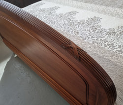 Fabulous French Walnut Queen Bed | Antique & Vintage | Moonee Ponds Antiques | Australia Wide Delivery