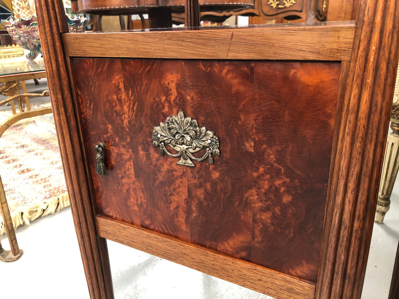 Amboyna Pair Of Bedsides | Antique & Vintage | Moonee Ponds Antiques | Australia Wide Delivery