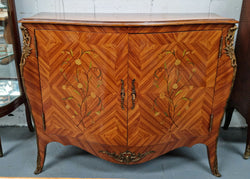 Louis XV Style Kingwood Marquetry Inlay Cabinet | Antique & Vintage | Moonee Ponds Antiques | Australia Wide Delivery