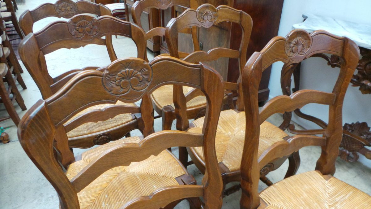 Set of Six French Style Dining Chairs | Antique & Vintage | Moonee Ponds Antiques | Australia Wide Delivery