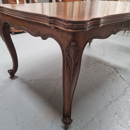 Louis XV Style Parquetry Top Extension Table