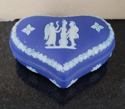 Antique Wedgwood Heart Shaped Covered Trinket Box | Antique & Vintage | Moonee Ponds Antiques | Australia Wide Delivery