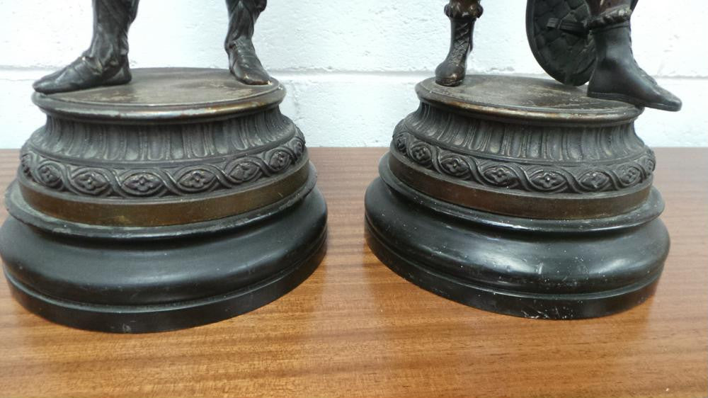 Pair of Victorian Viking Statues