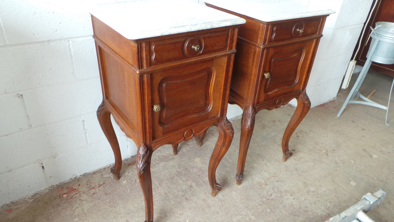 Beautiful Pair of French Bedside Cabinets