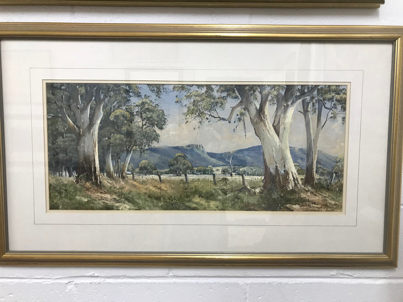 Australian Framed Landscape by Hugh Guthrie