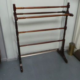 Beautiful Mahogany Towel Rail