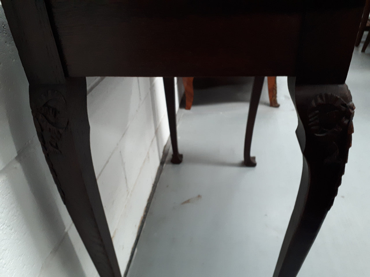 Chippendale Style Edwardian Oak Side Table | Antique & Vintage | Moonee Ponds Antiques | Australia Wide Delivery
