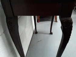 Chippendale Style Edwardian Oak Side Table | Antique & Vintage | Moonee Ponds Antiques | Australia Wide Delivery