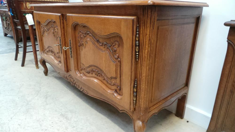 French Oak Entertainment Cabinet