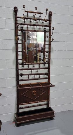Stunning Antique French Faux Bamboo Hallstand | Antique & Vintage | Moonee Ponds Antiques | Australia Wide Delivery