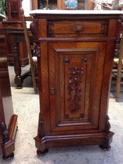 Pair Antique French Walnut Bedside | Antique & Vintage | Moonee Ponds Antiques | Australia Wide Delivery