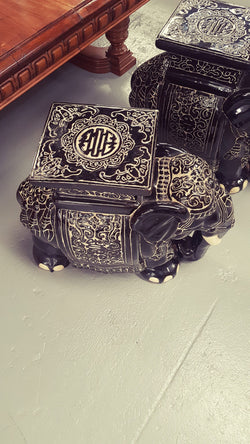 Vintage Chinese Elephant Planter Stand | Antique & Vintage | Moonee Ponds Antiques | Australia Wide Delivery