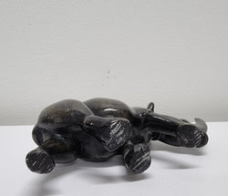 Vintage African Hand Carved Stone Rhino Sculpture | Antique & Vintage | Moonee Ponds Antiques | Australia Wide Delivery