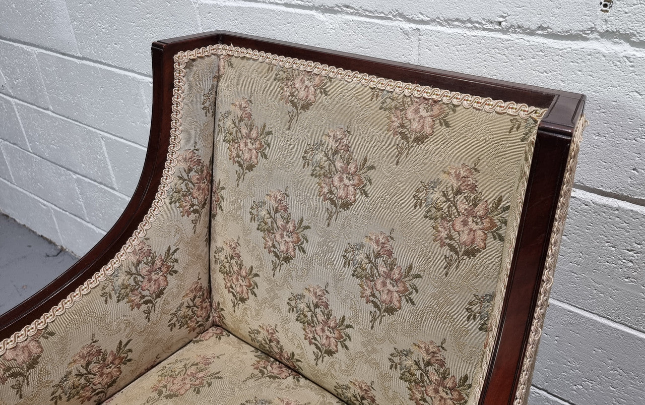 "A" Pair of Regency Style Wing Back Armchairs | Antique & Vintage | Moonee Ponds Antiques | Australia Wide Delivery