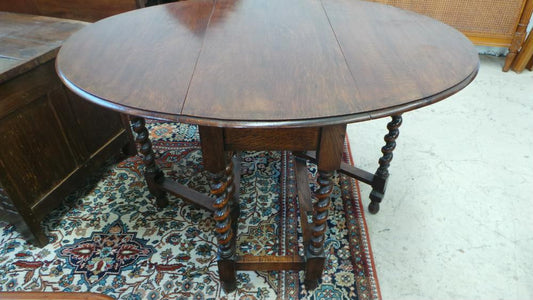 Antique Jacobean Drop Leaf Table