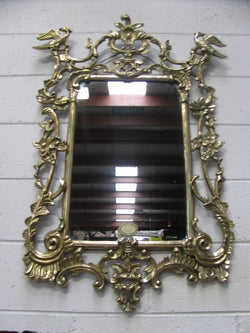 Small Brass Japanese Mirror | Antique & Vintage | Moonee Ponds Antiques | Australia Wide Delivery