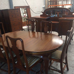 Clearance Australian Blackwood Dining Suite