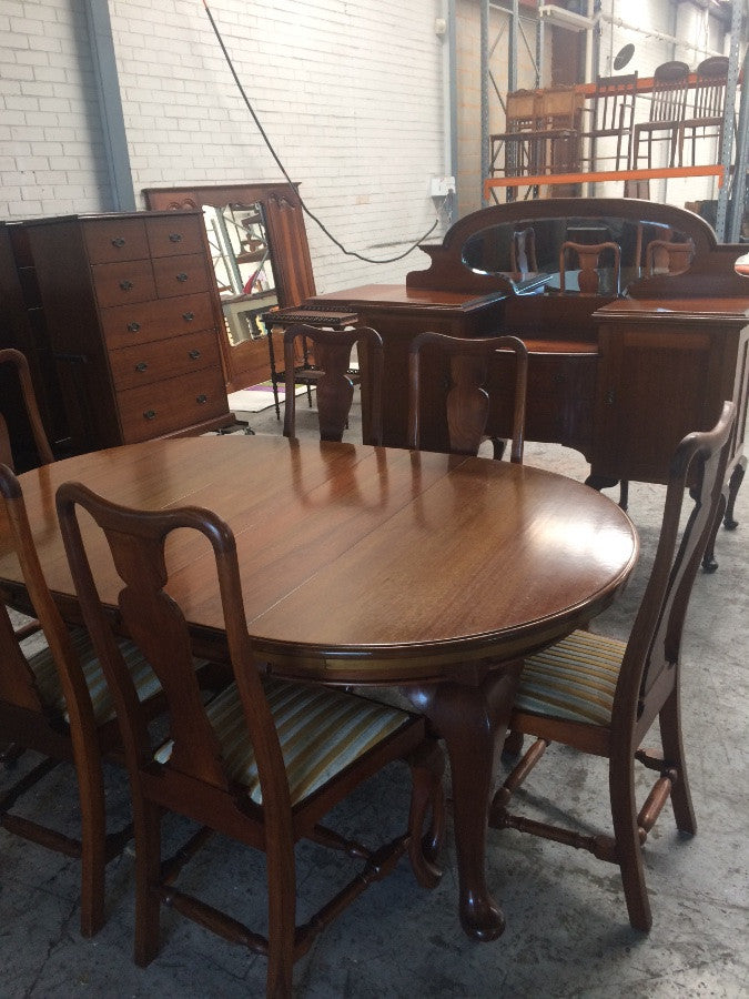 Clearance Australian Blackwood Dining Suite | Antique & Vintage | Moonee Ponds Antiques | Australia Wide Delivery
