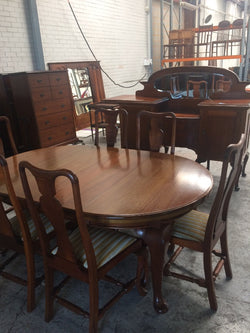 Clearance Australian Blackwood Dining Suite | Antique & Vintage | Moonee Ponds Antiques | Australia Wide Delivery