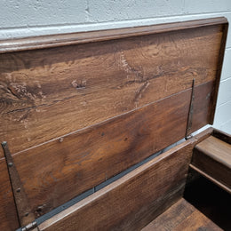 Fabulous carved French oak Antique Coffer / Chest with a lift up lid and loads of beautiful character in good original detailed condition.