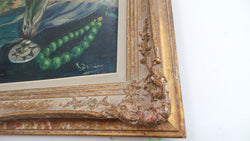 Floral Oil on Canvas-1 | Antique & Vintage | Moonee Ponds Antiques | Australia Wide Delivery